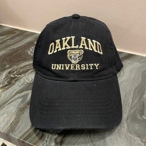 Oakland University baseball cap hat